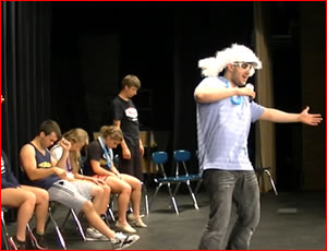 college comdy hypnotist